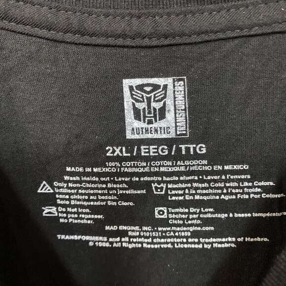 Transformers The Movie T-Shirt 2XL - Picture 5 of 5